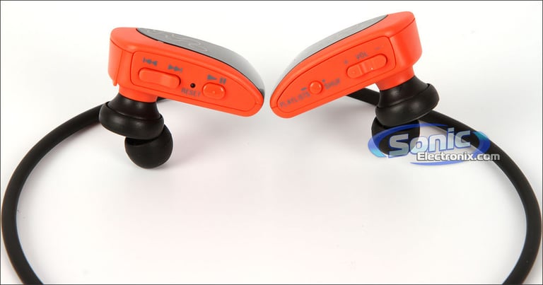 Sony NWZW262MEB (NWZ-W262MEB) Wearable Sports Clip Walkman MP3 Player - Orange Image 3