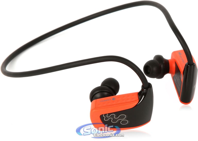 Sony NWZW262MEB (NWZ-W262MEB) Wearable Sports Clip Walkman MP3 Player - Orange Image 1