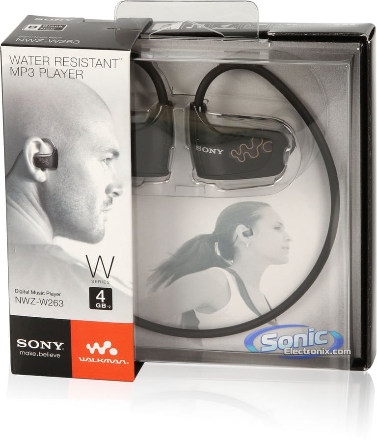 Sony NWZW263BLK (NWZ-W263BLK) 4GB Wearable Walkman MP3 Player - Black Image 8