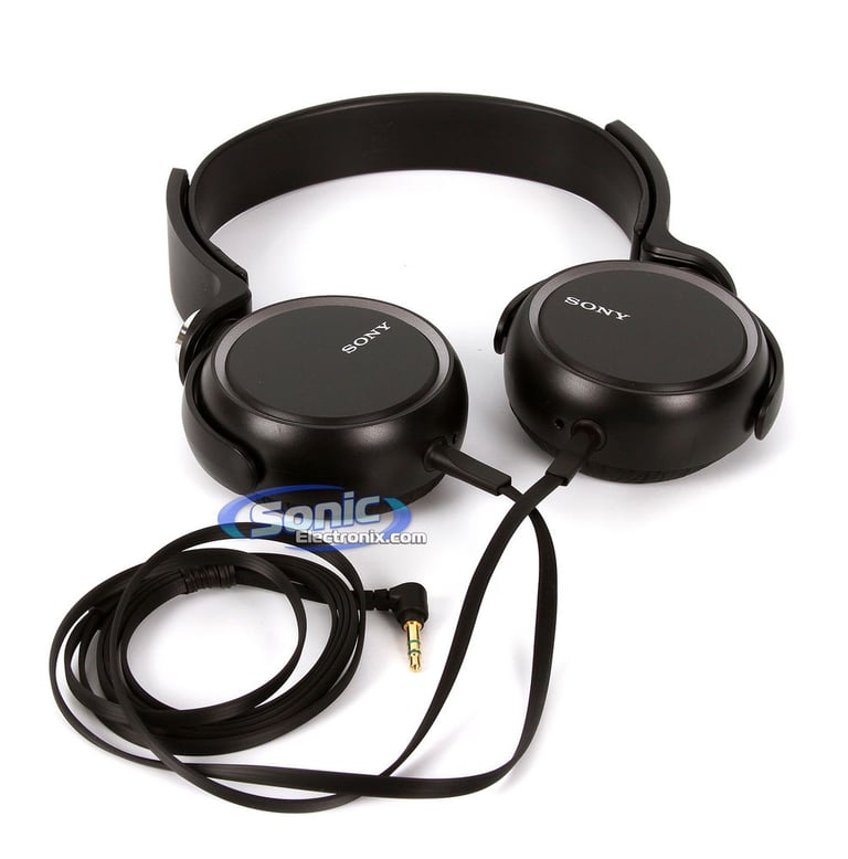 Sony MDR-XB400/BLK (MDRXB400/BLK) XB Extra Bass Headphones - Black Open Box Image 2