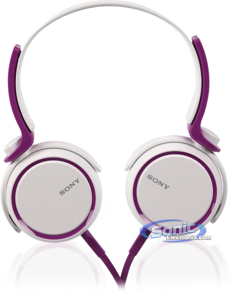 Sony MDR-XB400 - Violet Purple/White Image 2