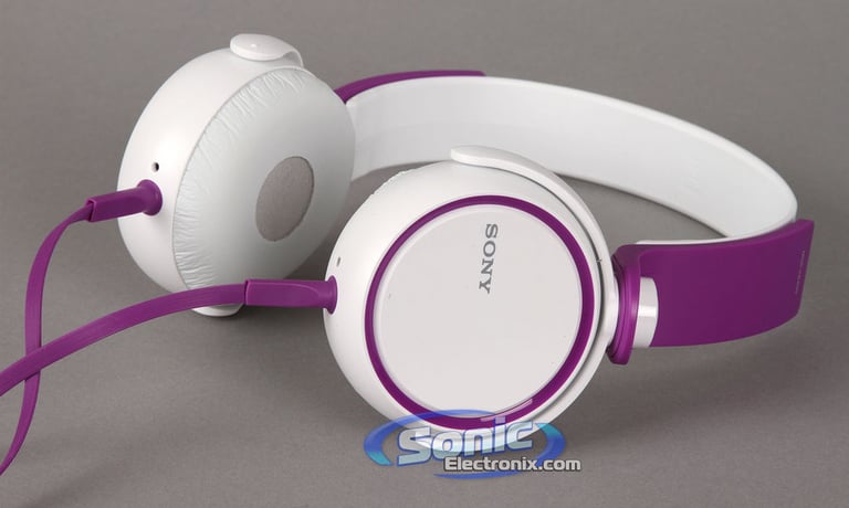 Sony MDR-XB400 - Violet Purple/White Image 4