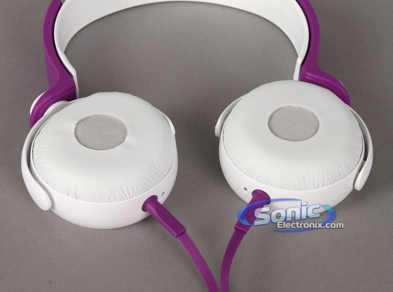 Sony MDR-XB400 - Violet Purple/White Image 6