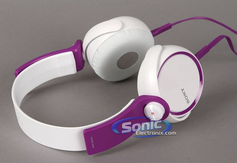 Sony MDR-XB400 - Violet Purple/White Image 7