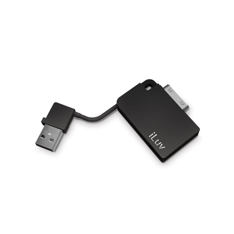 iLuv iCB9BLK CuteSync iPod/iPhone Sync/Charge Cable (Black) Image 1