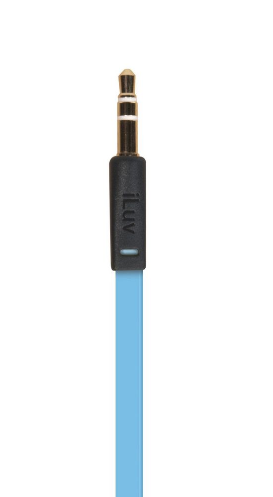 iLuv iEP334BBLN Neon Sound In-Ear Headphones/Earphones (Blue/Black) Image 3