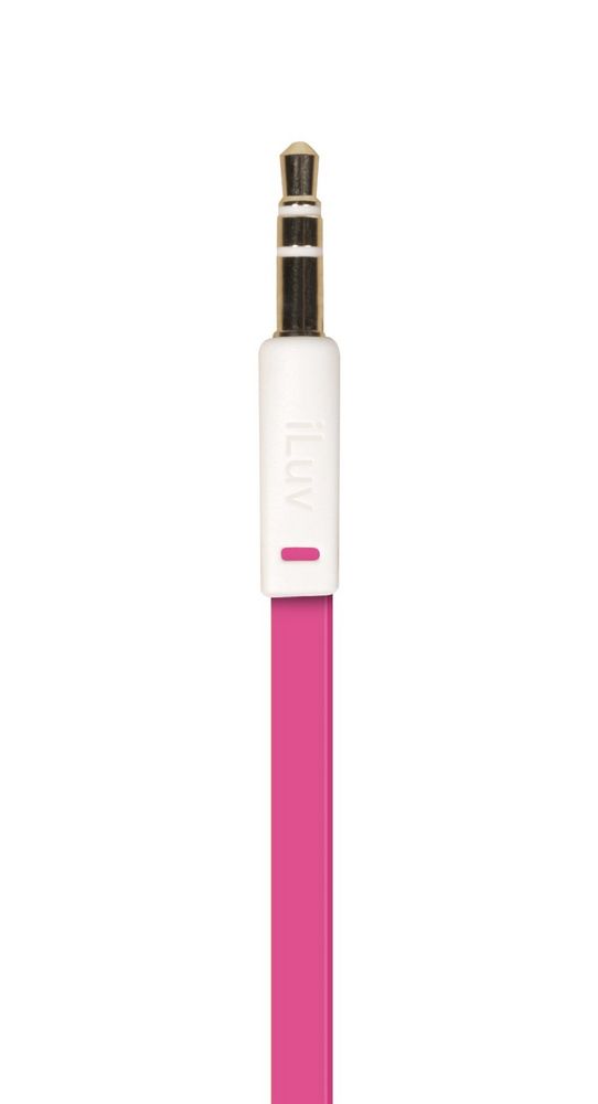 iLuv iEP334WPKN Neon Sound In-Ear Headphones/Earphones (Pink/White) Image 3
