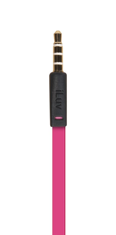 iLuv iEP336BPKN Neon In-Ear Headphones/Earbuds (Pink/Black) Image 4