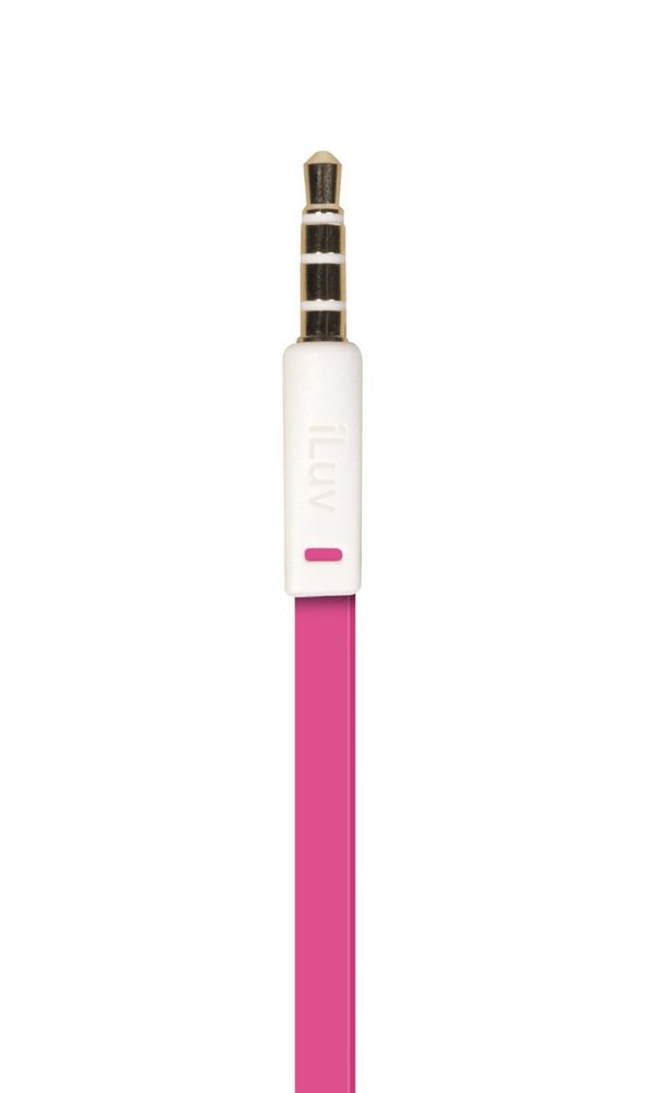 iLuv iEP336WPKN Neon In-Ear Headphones/Earbuds (Pink/White) Image 4