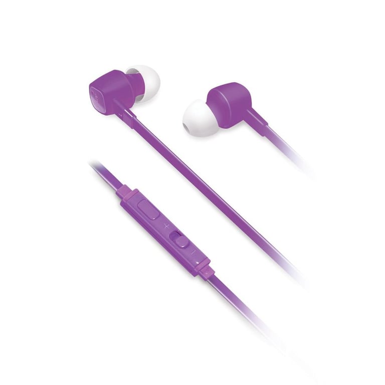 iLuv iEP386PUR JetTurbo Earphones/In-Ear Headphones with Remote (Purple) Image 1