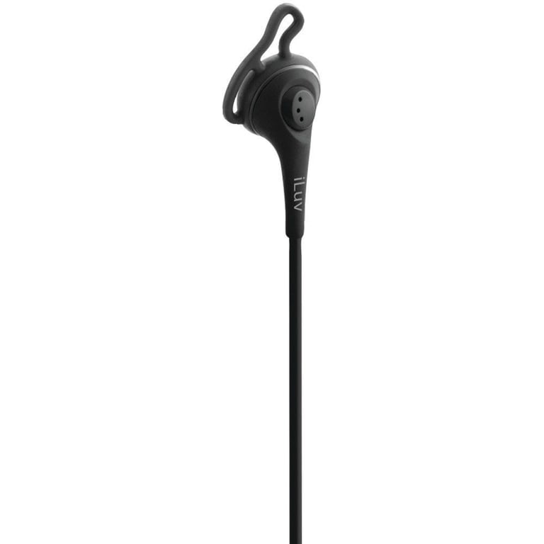 iLuv IEP414BLK FitActive In-Ear Headphones/Earphones (Black) Image 3