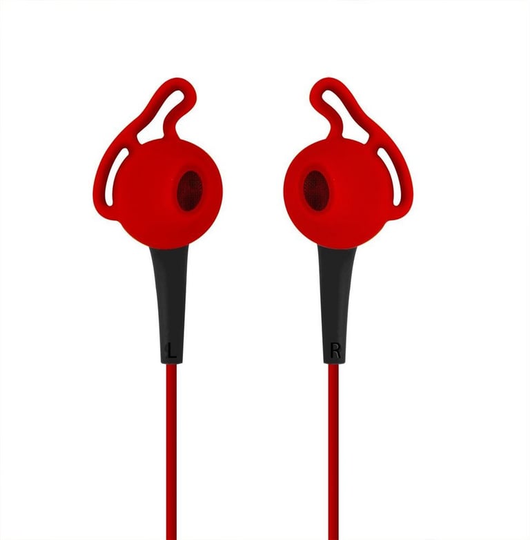 iLuv IEP414RED FitActive In-Ear Headphones/Earphones (Red) Image 2