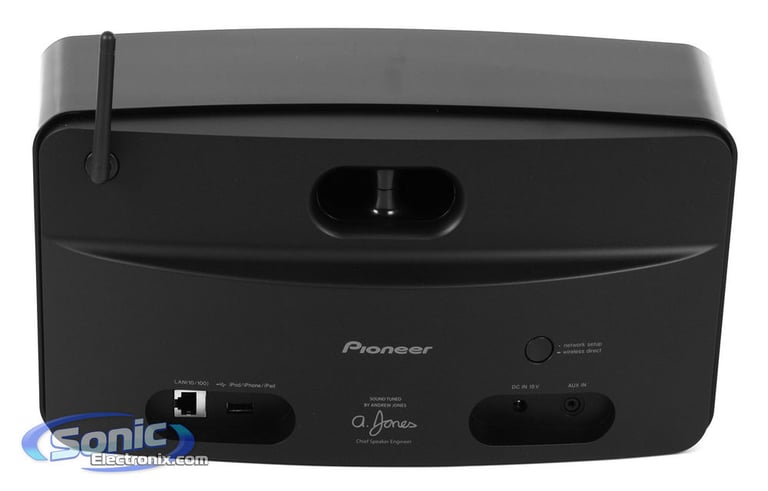 Pioneer XW-SMA4-K (XWSMA4K) Wireless Wi-Fi Airplay Portable Speaker System Image 3