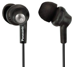 Panasonic RP-HJE280-K In-Ear Headphones/Earbuds (Black) Image 1