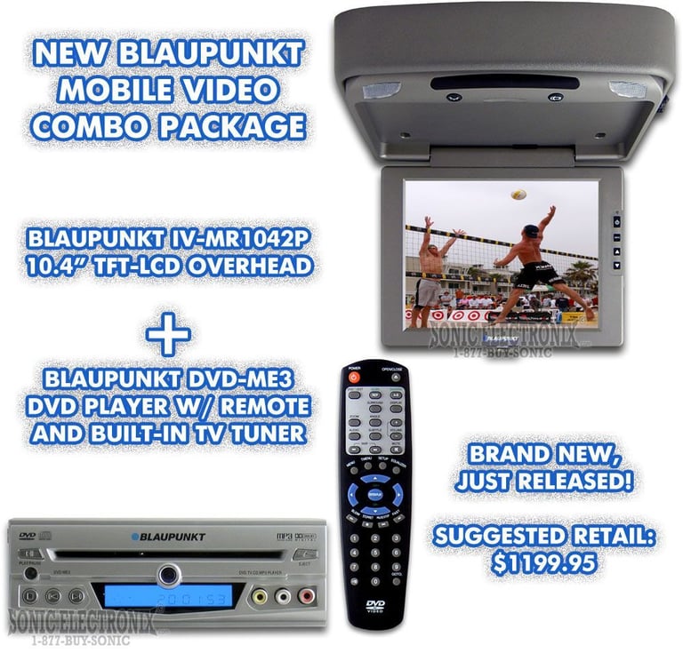Blaupunkt VP-23P Video Package ( DVD-ME3 + IVMR-1042P ) Image 1