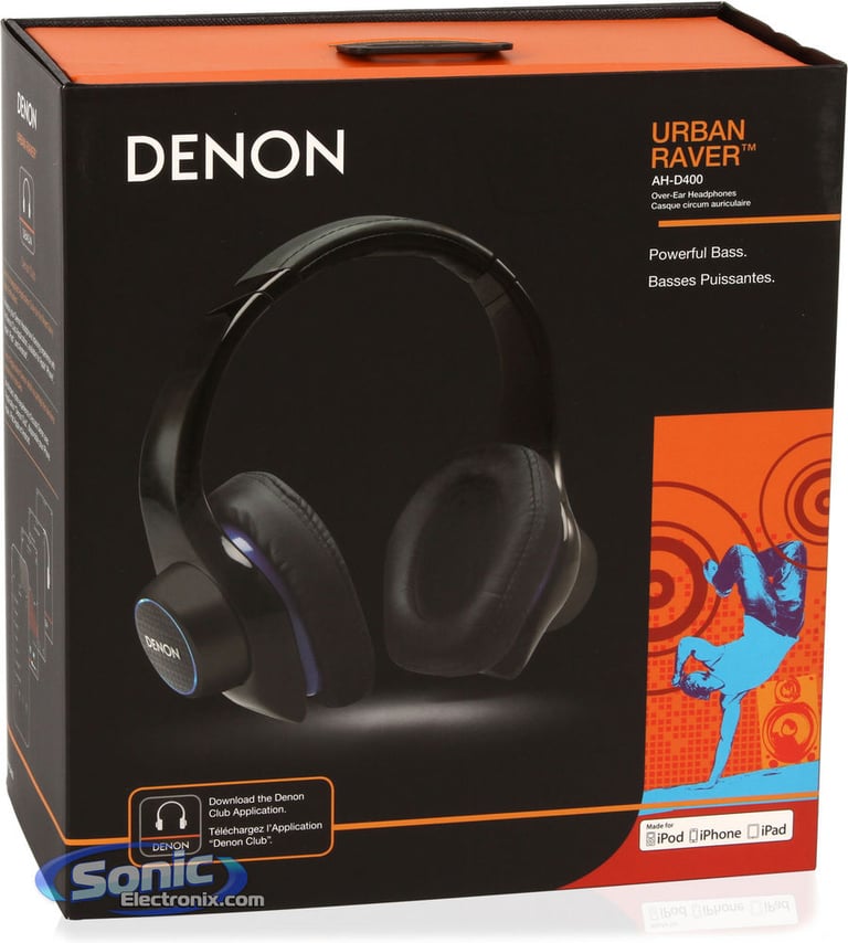 Denon AH-D400 - Black/Blue Image 13