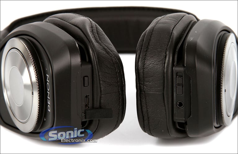 Denon AH-NCW500BK (AHNCW500BK) Globe Cruiser Wireless Bluetooth Headphones Headset - Black Image 5