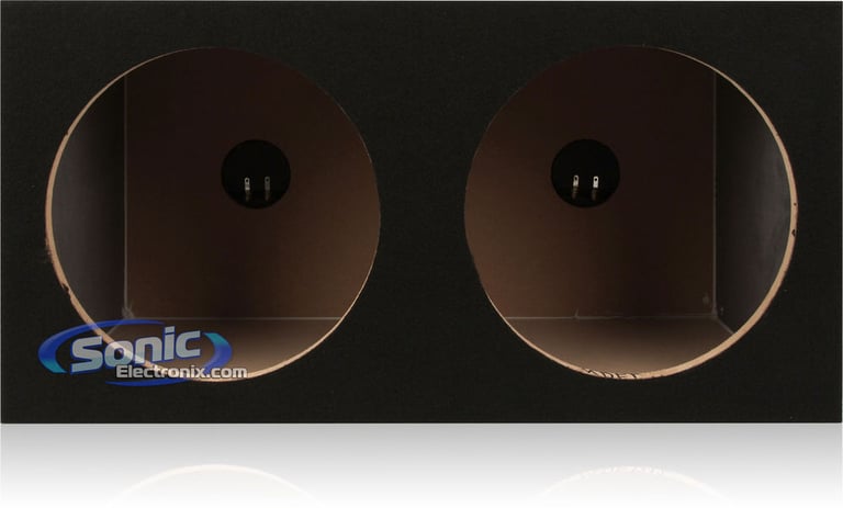 12SQB - Dual 12" Sealed MDF Car Sub Box (Open Box) Image 6
