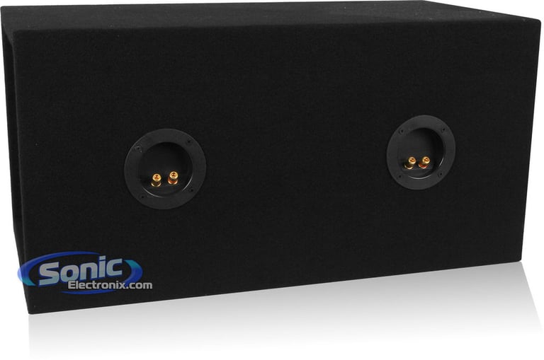 12SQB - Dual 12" Sealed MDF Car Sub Box (Open Box) Image 7
