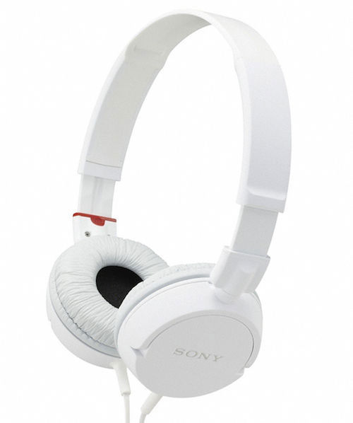 Sony MDR-ZX100/WHI (MDRZX100-Whi) White Stereo Headphones Open Box Image 7