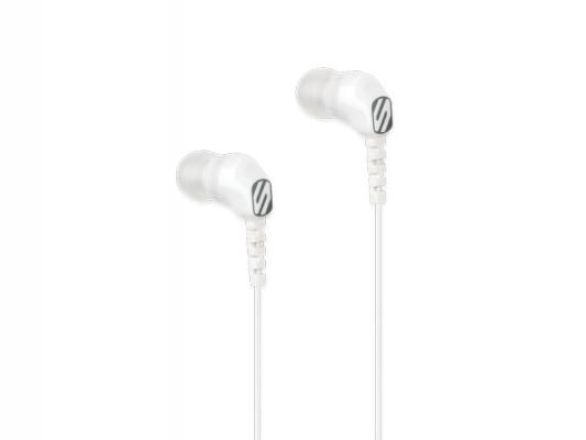Scosche HP200W thudBUDS In-Ear Headphones/Earbuds (White) Image 2