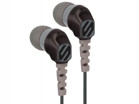 Scosche thudBUDS Sport (HPS200BKGY) In-Ear Headphones/Earbuds - Black & Grey Image 1