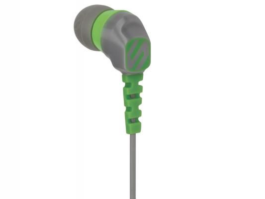 Scosche HPS200GYG (Green & Grey) In-Ear Headphones/Earbuds Image 3