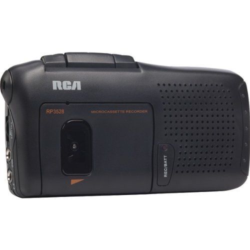 RCA RP3528(R) Portable Voice Activated Micro Cassette Recorder/Player Image 1