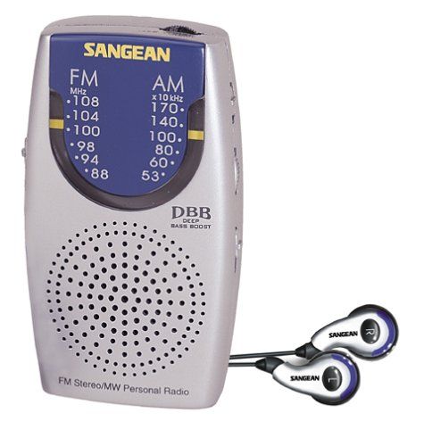 Sangean SR-3 (SR3) Portable Pocket AM/FM Radio Image 1