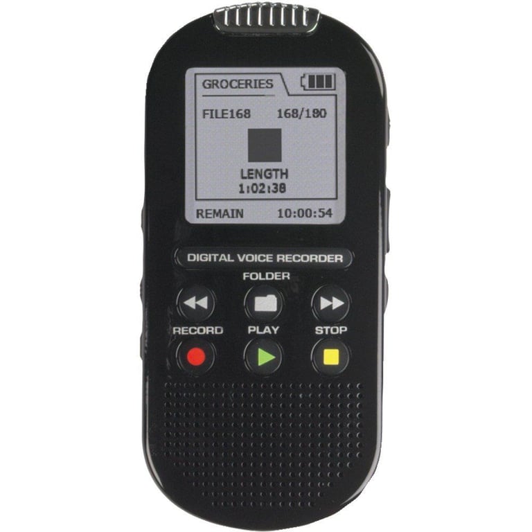 RCA VR5235 4 GB iMemory Big-button DVR & Voice Recorder Image 1