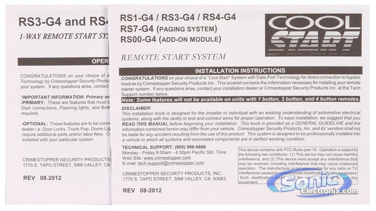 Crimestopper RS4-G4 Image 10