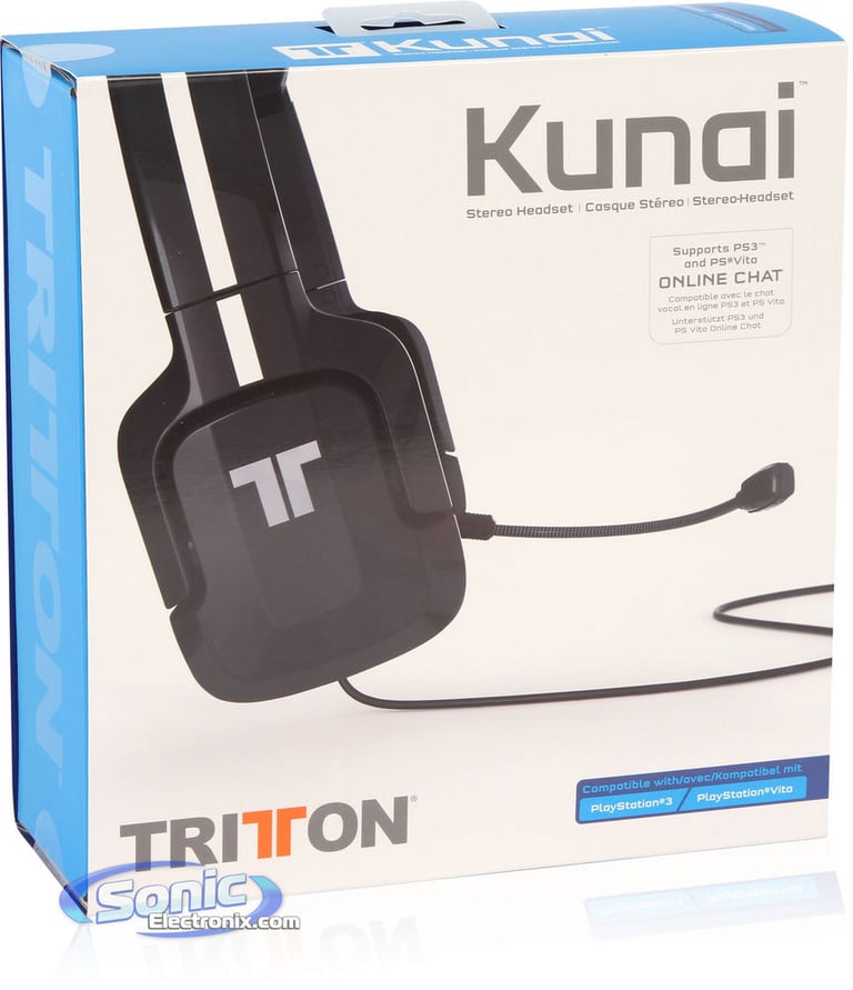 Tritton Kunai Gaming Headset Stereo Headphones for PlayStation3/PS3/PS Vita (Black) Image 12