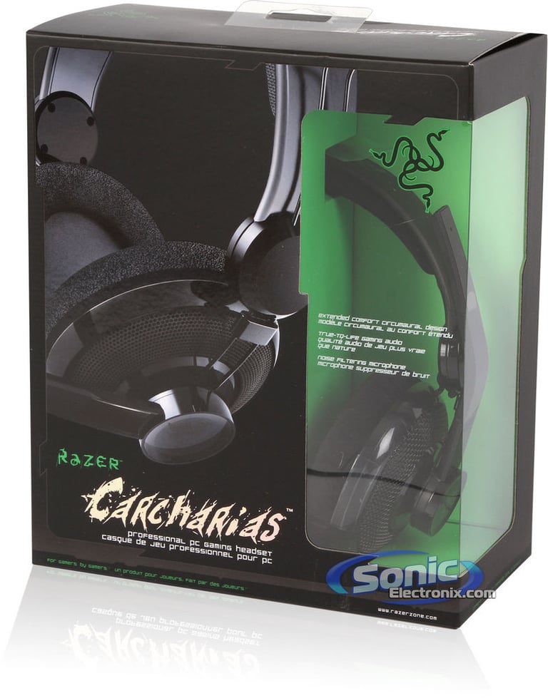 Razer Carcharias (PC) Expert Gaming Headset Stereo Headphones - Black Open Box Image 8
