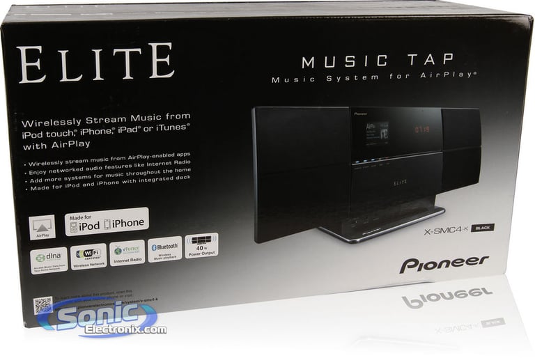 Pioneer X-SMC4-K Elite Wireless Bluetooth AirPlay Speaker System Open Box Image 10