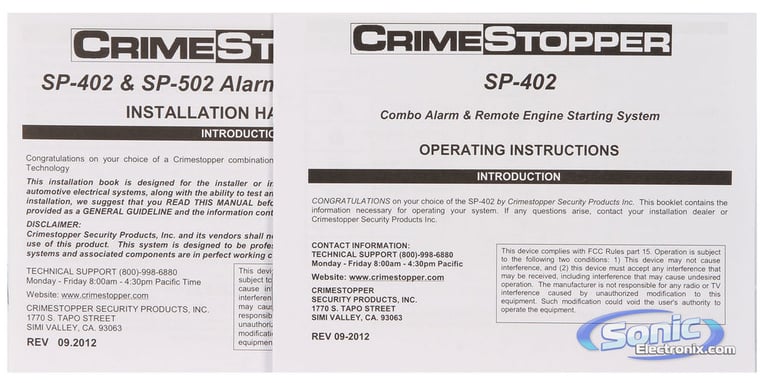 Crimestopper SP-402 (Open Box, Great) Image 11