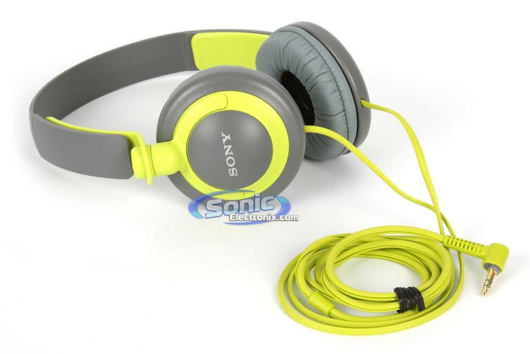 Sony MDR-XB200 XB Extra Bass Series On-Ear Headphones (Green) Image 2