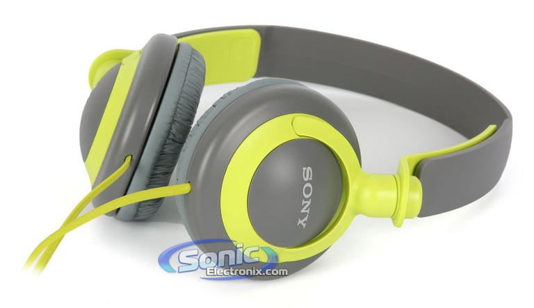Sony MDR-XB200 XB Extra Bass Series On-Ear Headphones (Green) Image 4
