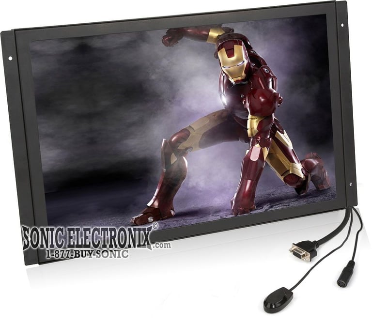 RP1717C (BLACK TRIM) -- Concept 17" Raw TFT-LCD Screen Monitor for Custom Installs Image 2