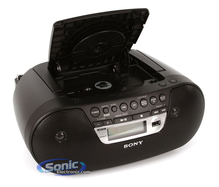 Sony ZS-PS30CP (ZSPS30CP) Portable AM/FM Radio CD Player Boombox Image 2