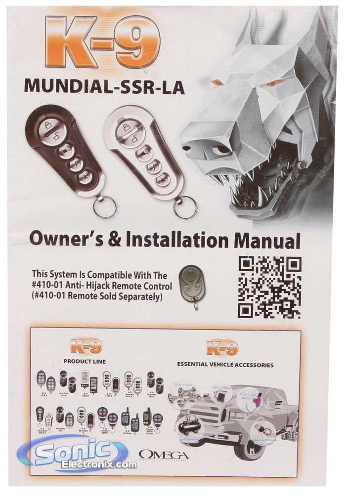 K-9 Car Alarm K9-MUNDIAL-SSR-LA Image 8