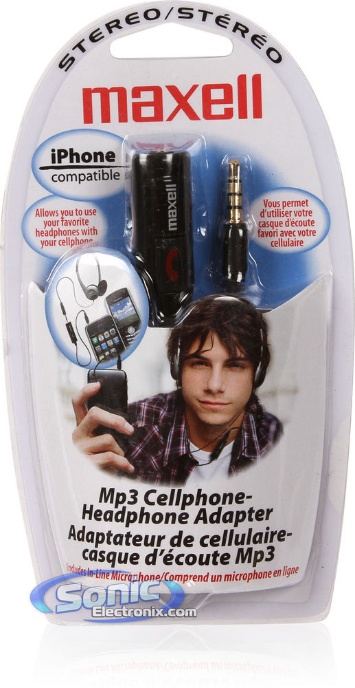 Maxell HP22 (190397) 2.5mm to 3.5mm Cellphone & Headphone Adapter Image 2