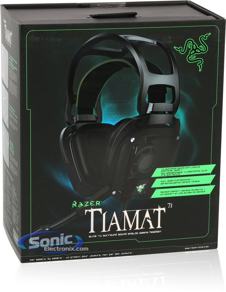 Razer Tiamat Elite 7.1 Surround Sound Gaming Headset Headphones Image 14