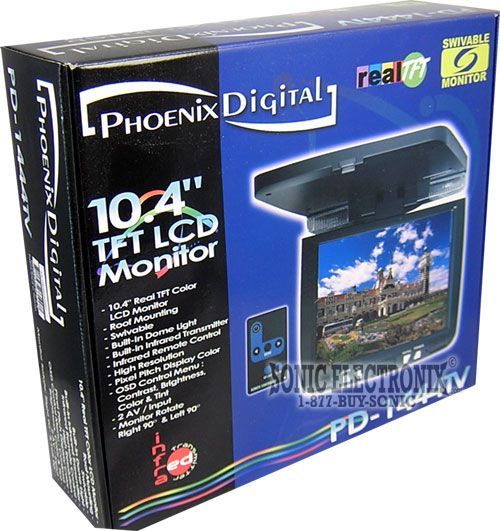 10.4" Swivable Overhead TFT-LCD Monitor (PD-1444TV) Image 3