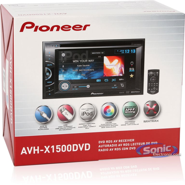 Pioneer AVH-X1500DVD Image 9