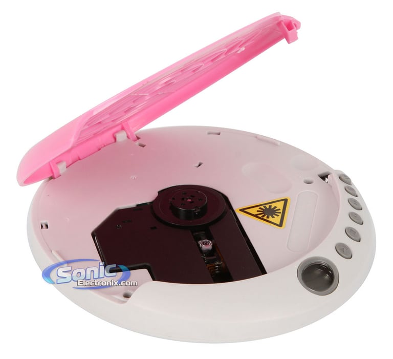 Coby CX-CD329 (CXCD329PK) Personal Slim-Line Portable CD Player - Pink Image 3