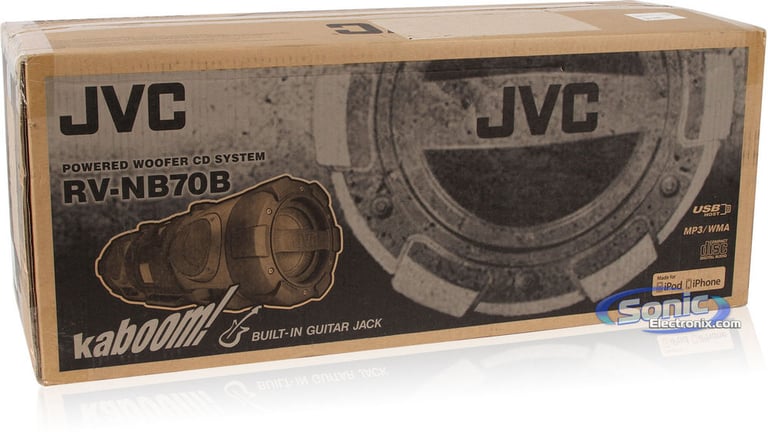 JVC RVNB70B (RV-NB70B) iPod Dock BoomBox Image 14