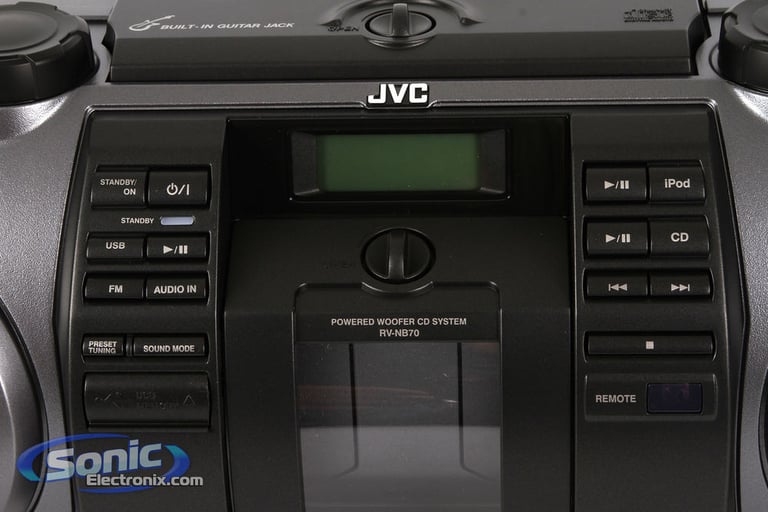 JVC RVNB70B (RV-NB70B) iPod Dock BoomBox Image 3