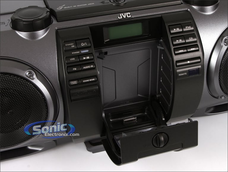 JVC RVNB70B (RV-NB70B) iPod Dock BoomBox Image 4