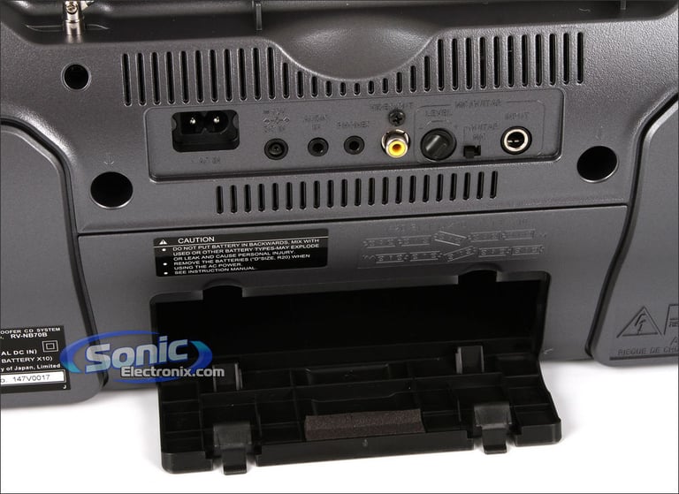 JVC RVNB70B (RV-NB70B) iPod Dock BoomBox Image 10