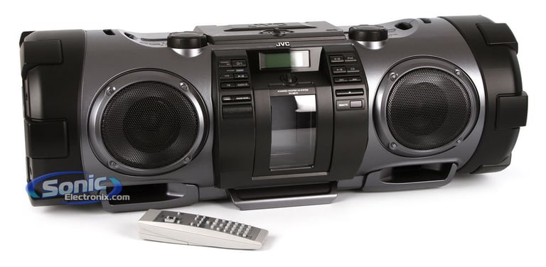 JVC RVNB70B (RV-NB70B) iPod Dock BoomBox Image 1